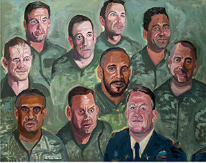 73. MURAL OF AMERICA’S ARMED FORCES